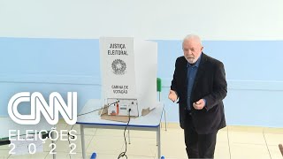 Ex-presidente Lula vota em São Bernardo do Campo | CNN ELEIÇÕES