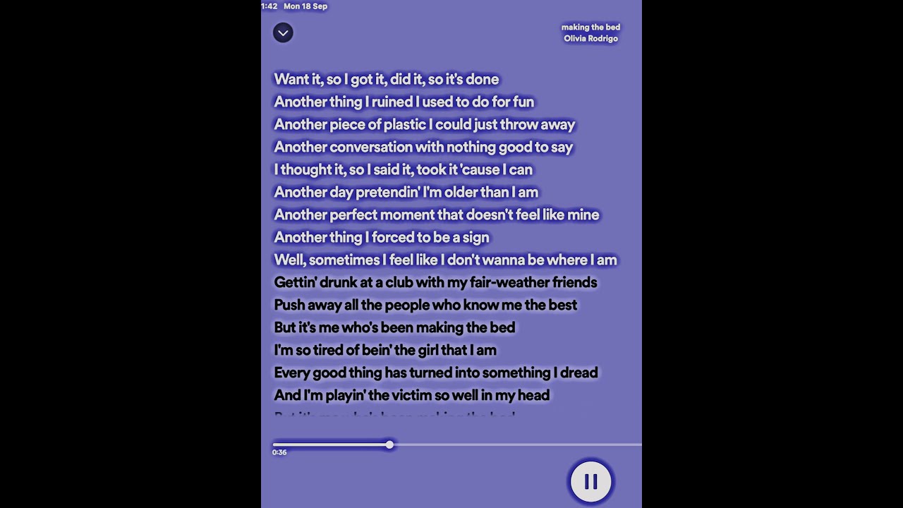 making the bed💜 olivia rodrigo!! 💜 sped up || oliviasguts💜