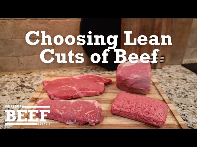 Choosing Lean Cuts Of Beef - Youtube