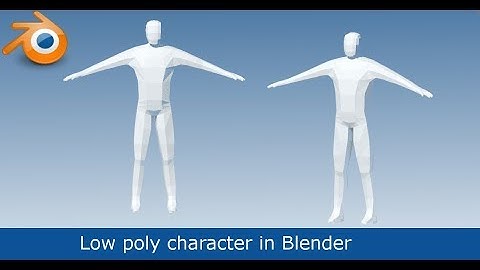 Blender tutorial | Low poly character modeling | Part 1