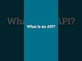What is an API? Axway experts answer API questions. #shorts