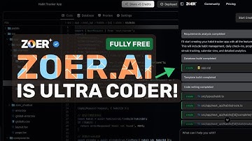 Zoer: This CRAZY FREE Full-Stack AI App Generator is AWESOME!
