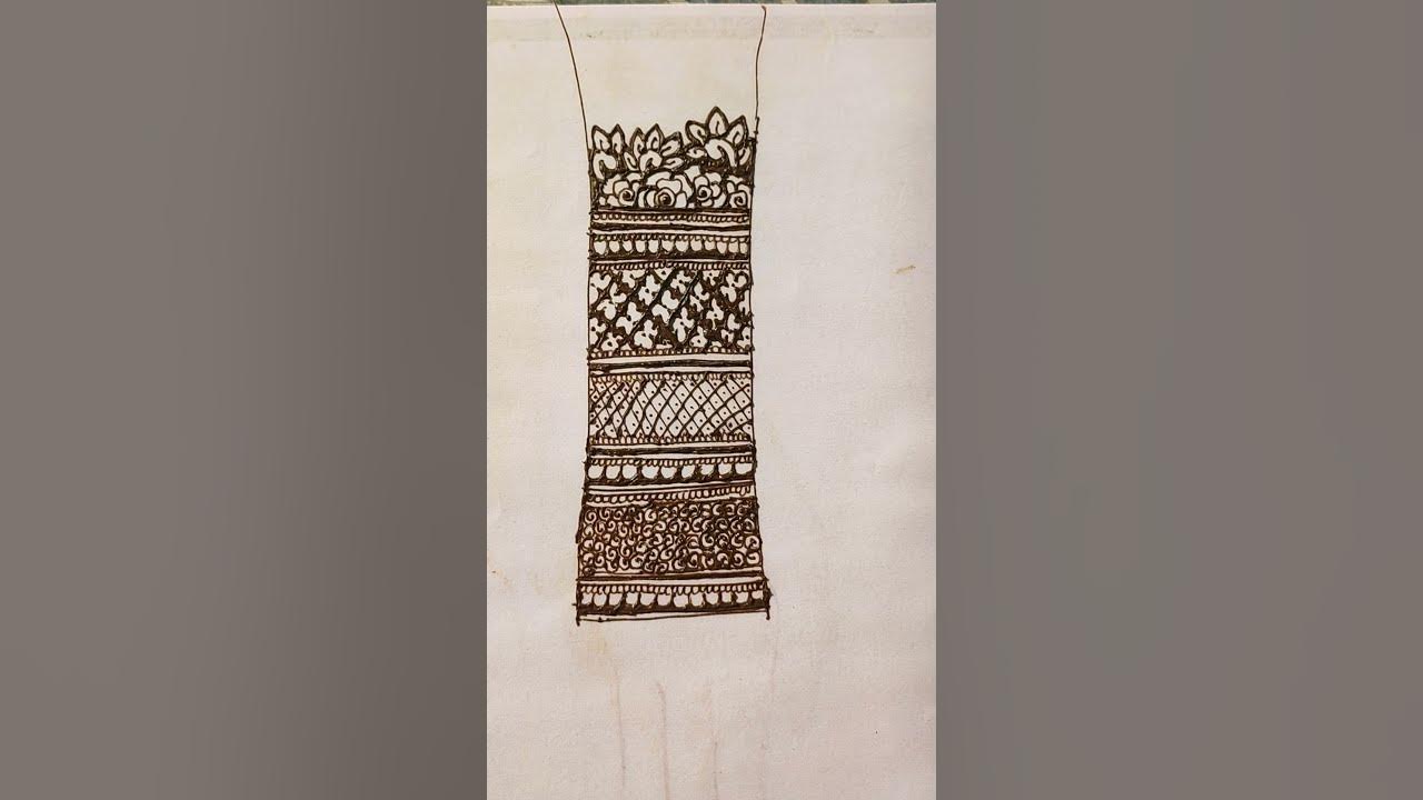 #shorts|Simple easy mehndi design|arabic#meganthi model in tamil|#