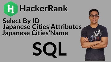 Sql interview Question  | Hackerrank sql | Japanese cities