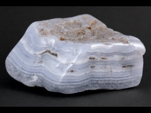 ブルーレース アゲート Blue Lace Agate 原石 鉱石 Blue Lace Agate - 原石 17 ✧ ブルーレースアゲート | FLUXY