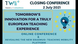 #5 Teach with Erasmus+ Closing Conference, 2 July 2021 |  Sébastien Ottavi screenshot 5