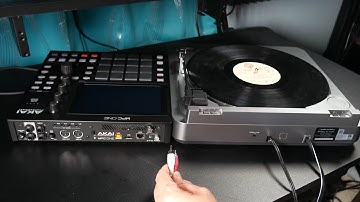 Mpc One Turntable Setup