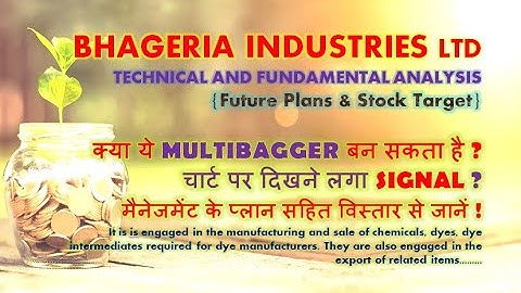 Bhageria Industries Share/Stock Analysis, Review, Target, Future, Price, News, Result, Multibagger