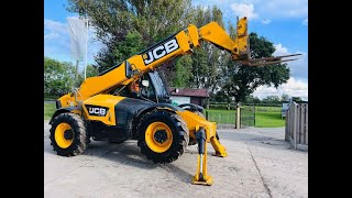 JCB 535-125HI VIZ 4WD TELEHANDLER *YEAR 2014,12.5 METER REACH* C/W PALLET TINES