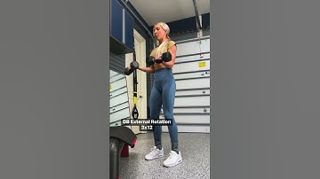 External Rotation Exercise 💪🏼🔥 #shoulderworkout #biceps #upperbodyworkout