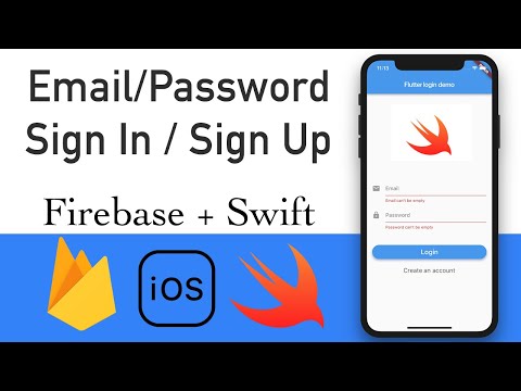 Swift: Firebase Email/Password Log In & Authentication (Swift 5) Xcode 11 - 2022