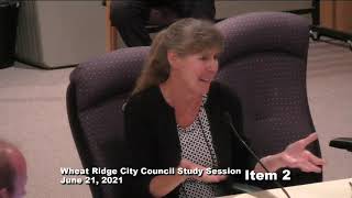Wheat Ridge City Council Study Session 6-21-21