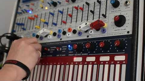 Buchla Music Easel DSI Tempest with Meris otto bit and Strymon Timeline