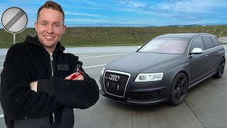 Thumbnail for Billigster Audi RS6: GRUND für die gescheiterte Probefahrt gefunden (läuft er jetzt?)