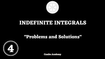 ITC Year 1 - INDEFINITE INTEGRAL : Problem 04