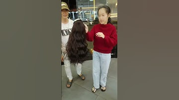 Cài tóc giả đẹp giữa quán cà phê #caitocgia