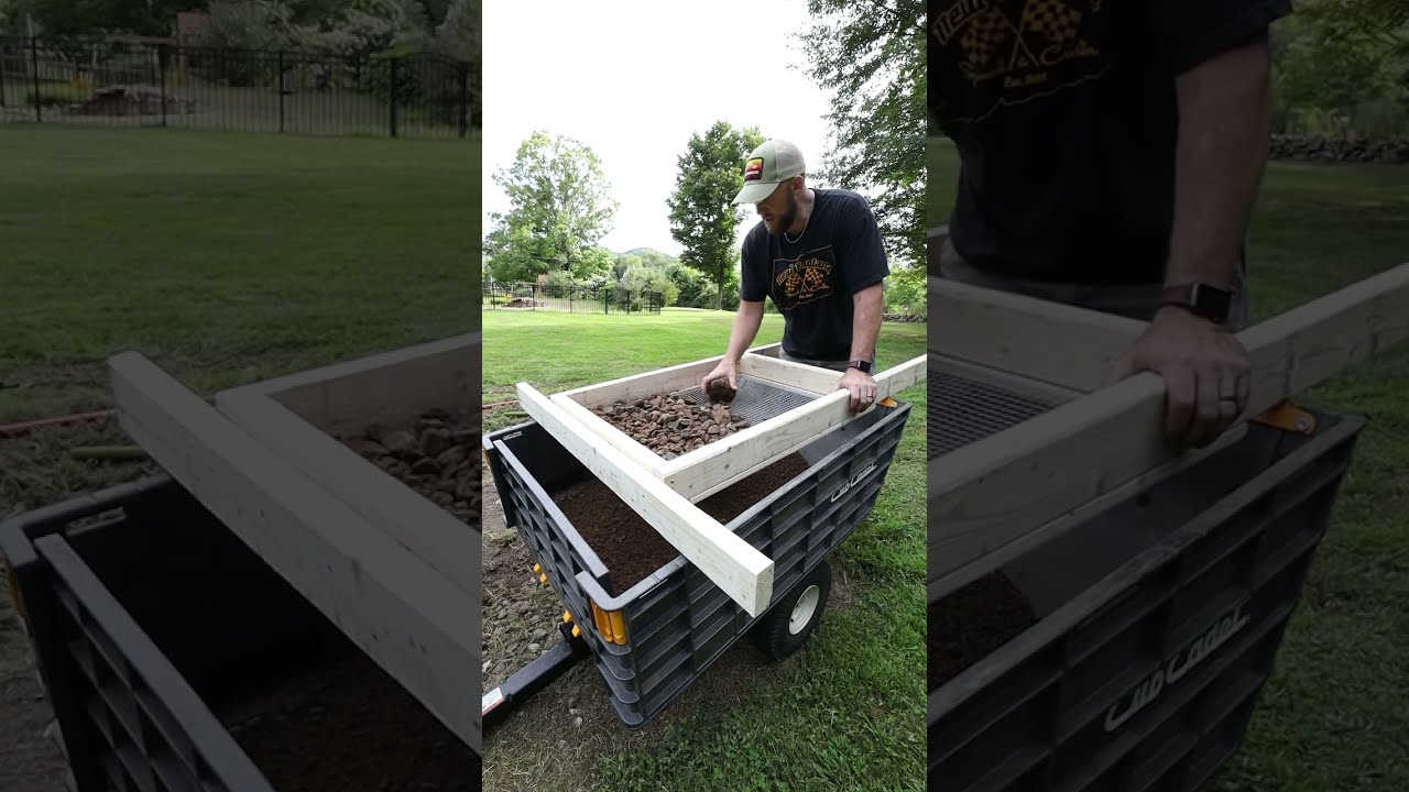 DIY Dirt Sifter Makes Sorting Rocks From Easy