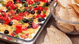 Easy Taco Dip (No-Cook Appetizer)