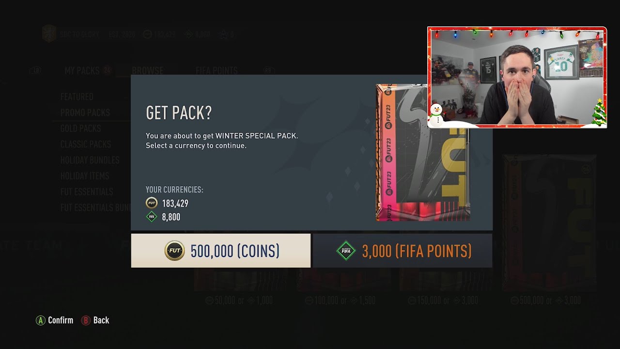 OMG THE HALF A MILLION COIN WINTER SPECIAL PACK!!! - FIFA 23