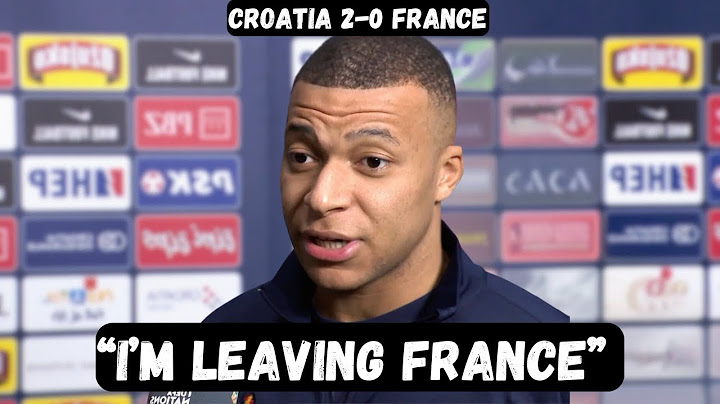 Kylian Mbappe makes SHOCK ANNOUNCEMENT after Croatia loss - Post Game Interview - Croatia 2-0 France