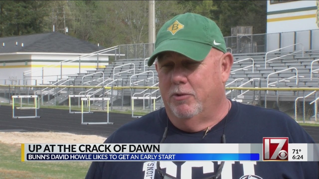 Former Bunn football coach still likes getting up early -- even in retirement