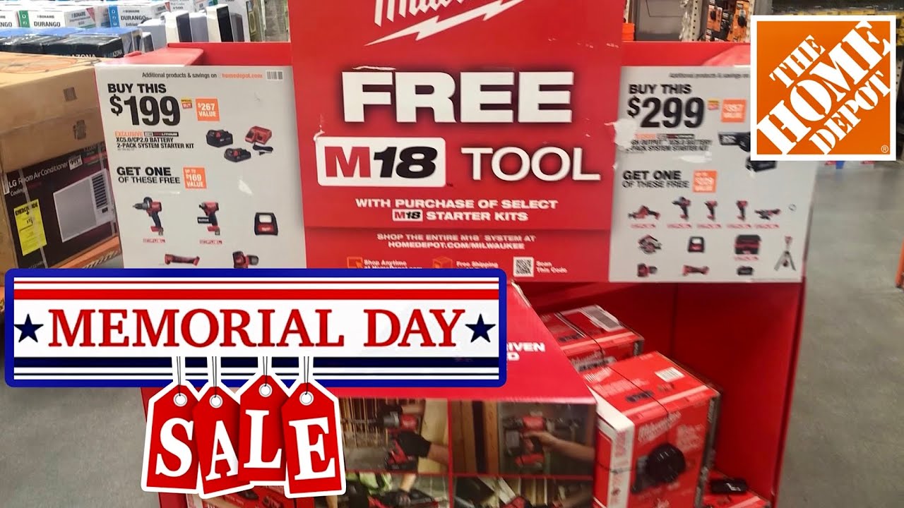 Memorial Day Sale En Home Depot Herramienta Milwaukee y Ryobi YouTube