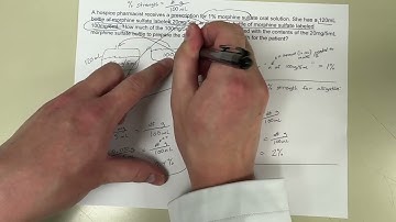 Naplex Calculation dilution, alligation (difficulty: hard)