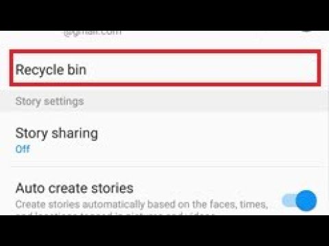 recycle bin deleted photos | videos | files recovery samsung