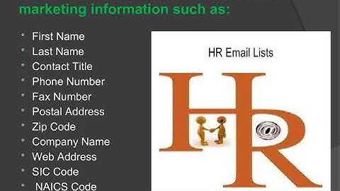 HR Mailing List