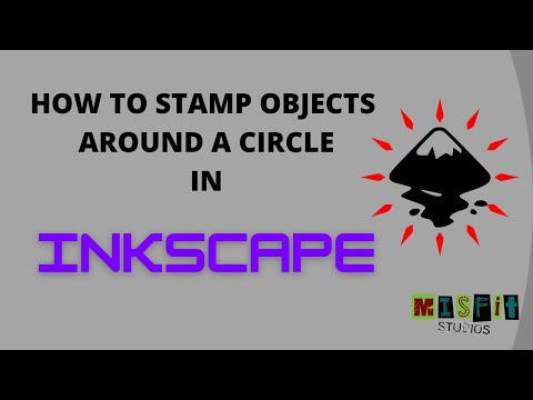 How to Stamp objects around a circle in Inkscape
