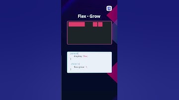 🚀 Master Flex-Grow in CSS3! 💡 | Responsive Layouts Made Easy! 🔥 #shorts #shortvideo #video #video