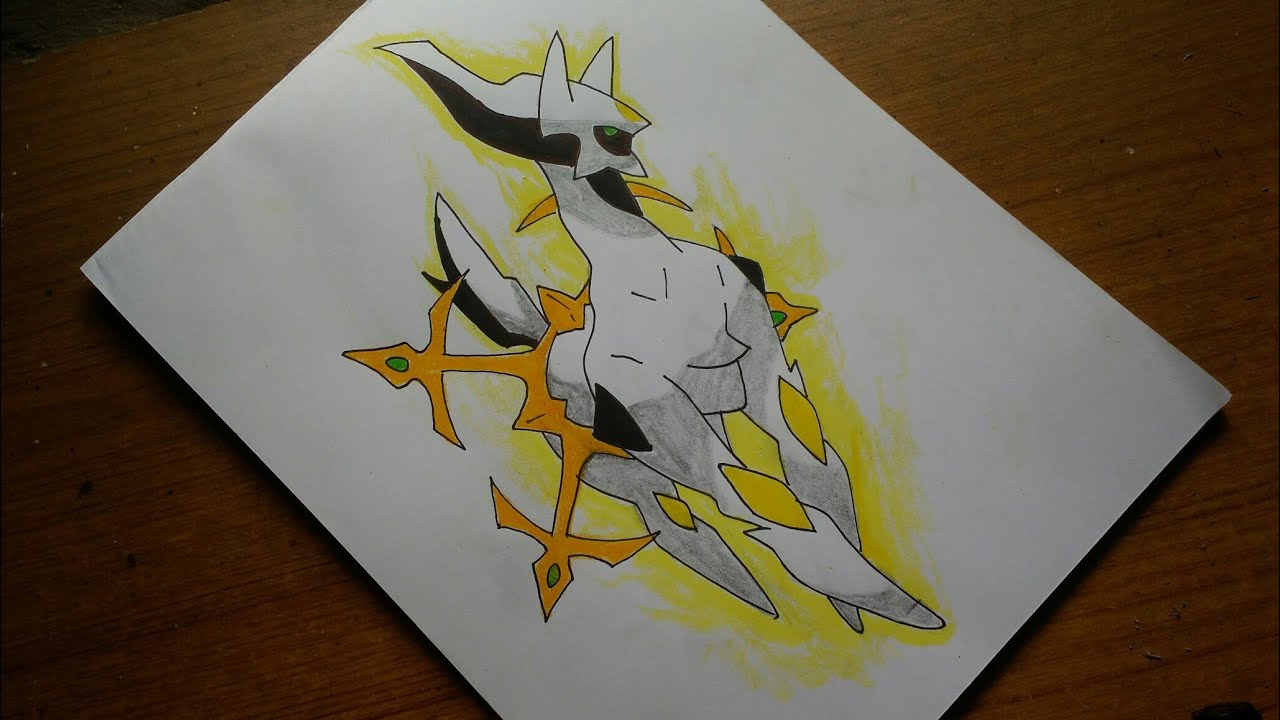 Pokemon God Arceus Speed Drawing Youtube