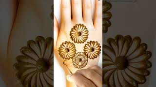 easy and simple mehndi design #mehndi #mehndidesign #shorts