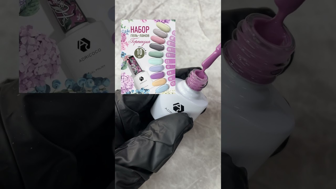 Обзор на набор гель лаков от ADRICOCO💅🏼 