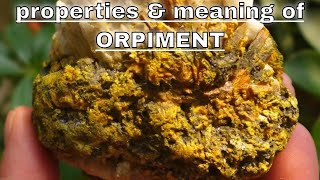 Orpiment Meaning Benefits and Spiritual Properties