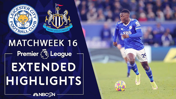 Leicester City v. Newcastle United | PREMIER LEAGUE HIGHLIGHTS | 12/12/2021 | NBC Sports