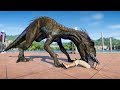 Indoraptor & T-Rex (Tyrannosaurus Rex) Breakout! Jurassic World Evolution