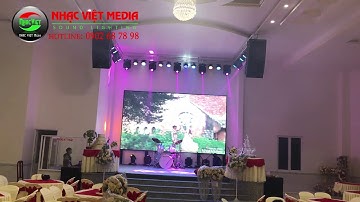 Lăp đặt âm thanh ánh sáng nhà hàng tiệc cưới