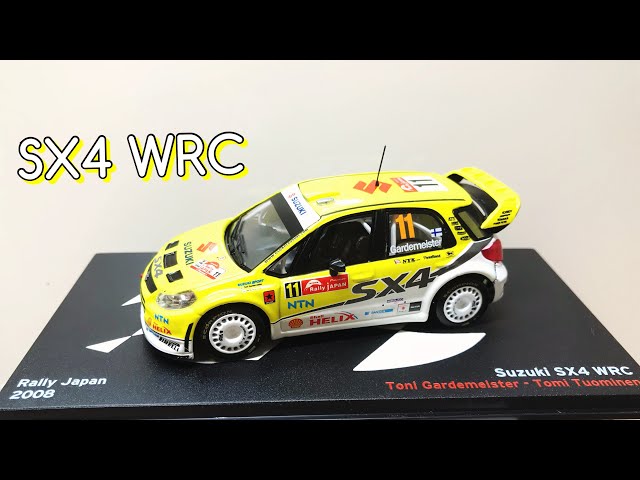 De Agostini RALLY CAR No.20 SUZUKI SX4 WRC Rally Japan 2008 - YouTube