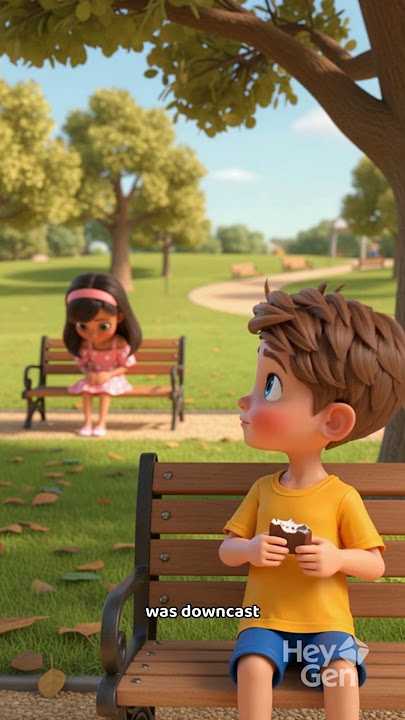 'Would You Share Your Last Chocolate? 🍫 | A 3D Story That’ll Warm Your Heart ❤️'أو بالعربي: