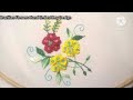 Brazilian Flowers Hand Embroidery Design