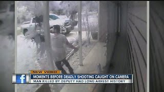 Moments before deadly shooting caught on camera