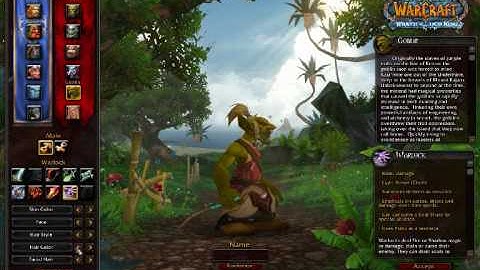 World of Warcraft : Cataclysm Alpha Character Creation GobelinM