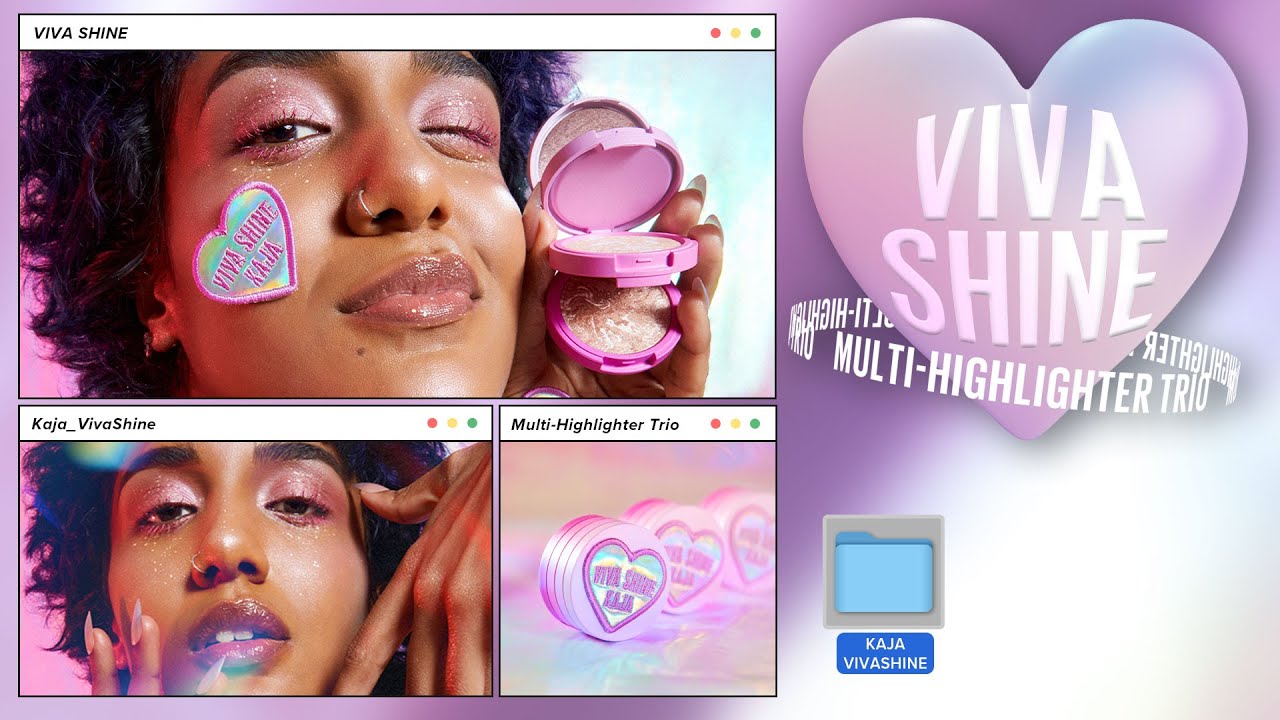 Viva Shine✨ |  🌈Multi-Purpose Highlighter Trio | Kaja Beauty