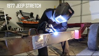 1977 JEEP Frame Stretch Time Lapse