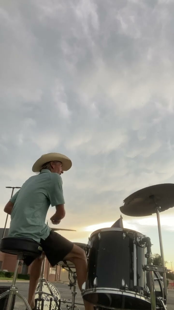 #reggaeton #austintexasmusic #drums - Brian Foster playing drums, May 30, 2025