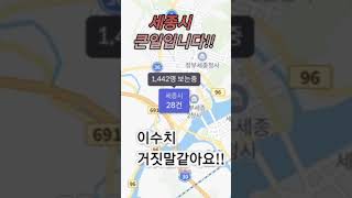 세종시 아파트 매매 전세 급락