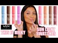 *NEW* NYX THIS IS MILKY GLOSS LIP GLOSS + LIP SWATCHES IN NATURAL LIGHTING | MagdalineJanet