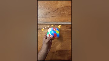 3x3 Rubik’s Cube Flip Pattern – Super Satisfying! 🔄 #shorts