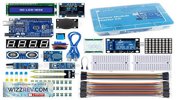 Sensor Module Starter Kit with UNOR3 CH340 0.96 inch 1602 LCD Display Review